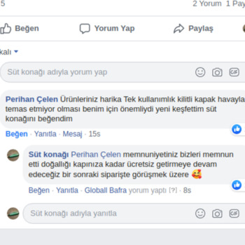 Perihan Çelen Müşteri Değerlendirmesi