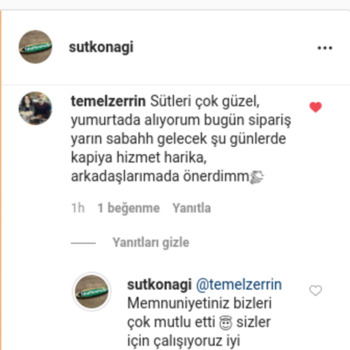 temelzerrin Müşteri Değerlendirmesi