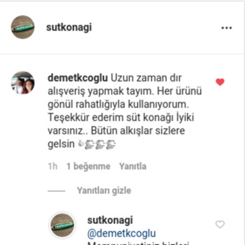 demetkcoglu Müşteri Değerlendirmesi
