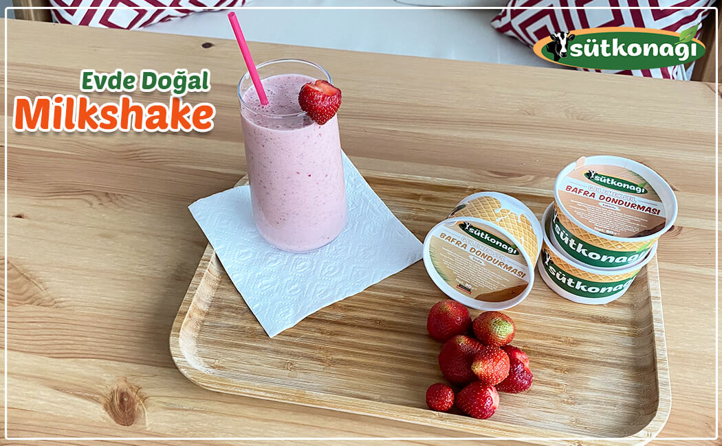 Evde Doğal Milkshake Tarifi